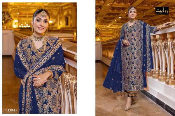 Rawayat azure Special Designer Georgette Wedding Wear Salwar